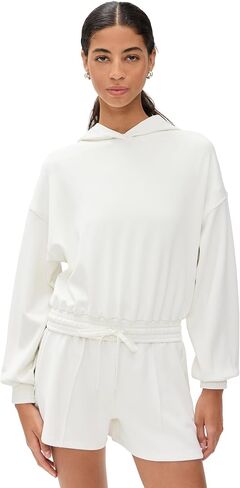 Sweaty Betty Women's Sand Wash Cloudweight Crop Hoodie in Saudi Arabia