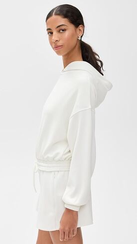 Sweaty Betty Women's Sand Wash Cloudweight Crop Hoodie in Saudi Arabia