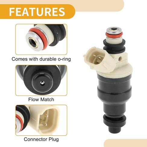 1 Pc No.F2G813250 Fuel Injector for Mazda B2200 2.2 1989-1993 Car Engine Flow Match Fuel Nozzle in Saudi Arabia