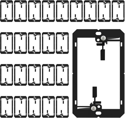 Iwillink Low Voltage Mounting Bracket (1-Gang, 10 Pack) for Single Gang Wall Plate, Telephone Wires, Network Cables, HDMI, Coaxial, Speaker Cables in Saudi Arabia