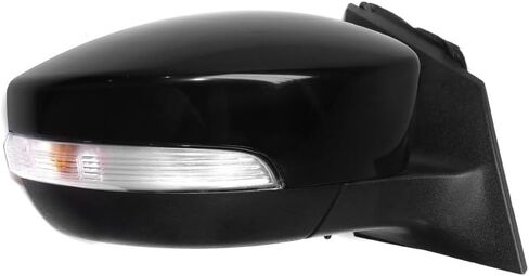 KarParts360 For Ford Focus 2012 2013 2014 Door Mirror Driver and Passenger Side | Pair | Non-Heated | Power Glass | Paintable | Manual Folding With Signal Light | Replacement For FO1320463, FO1321463 in Saudi Arabia