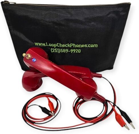 Loop Check® Phones Continuity Test Electrician Phone Set ES001-R in Saudi Arabia