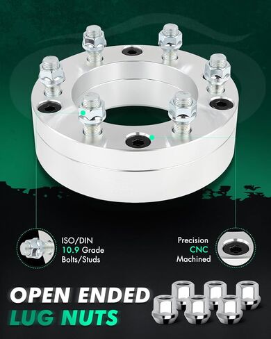 SCITOO 5x5.5 to 6x5.5 Wheel Adapters 2 inch for Ram 1500 2012-2018 1500 Classic 2019-2023 No Hubcentric Wheel Adapters Studs 14x1.5 Bore 108mm 4Pcs in Saudi Arabia