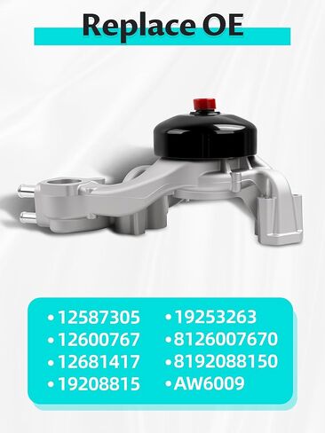 مجموعة مضخة مياه المحرك AW6009 متوافقة مع سيلفرادو، تاهو، سوبربان، إكسبريس، تريل بليزر سييرا، يوكون، إنفوي، إسكاليد، هامر H2، إيسوزو NPR in Kuwait