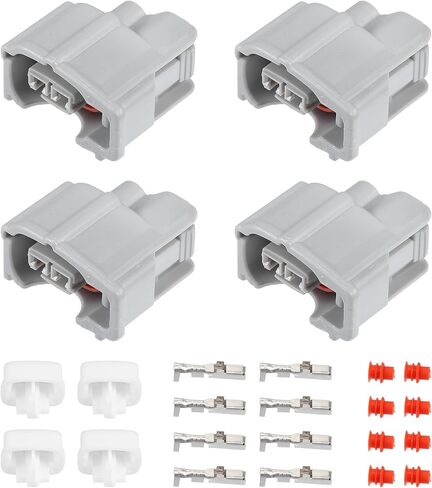X AUTOHAUX 4 Set 2 Pin No.9098011875 حاقن الوقود موصل قابس مهايئ مجموعة أدوات استبدال لتويوتا in Kuwait