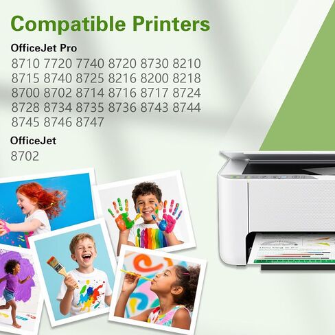 952 952XL Ink Cartridges Black Color Compatible for HP 952XL Ink Cartridges Combo Pack Compatible for HP 952XL 952 XL fit for Officejet Pro 8710 7740 8720 8210 8715 8740 8725 8702 8703,4 Pack in Saudi Arabia