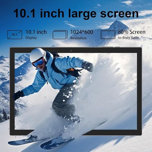 ATOZEE Tablet 10 Inch Android 14 Tablet with Keyboard Tablets Include Case Mouse Stylus 8GB RAM 64GB ROM 1TB Expandable Tablet 2MP+8MP Dual Camera 6000mAh Battery 5G WiFi-6 Bluetooth 2 in 1 Tablet PC in Kuwait