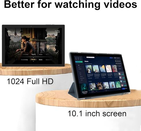 ATOZEE Tablet 10 Inch Android 14 Tablet with Keyboard Tablets Include Case Mouse Stylus 8GB RAM 64GB ROM 1TB Expandable Tablet 2MP+8MP Dual Camera 6000mAh Battery 5G WiFi-6 Bluetooth 2 in 1 Tablet PC in Kuwait