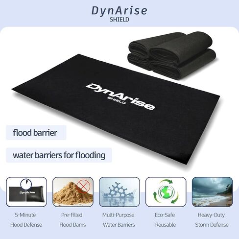 Water barriers Activate resuable Flood Water Barrier for Home Doors Water Barrier Water Dam Water barriers for Flooding 27.56 x 15 x 3.94 inches 6-Pack in Saudi Arabia