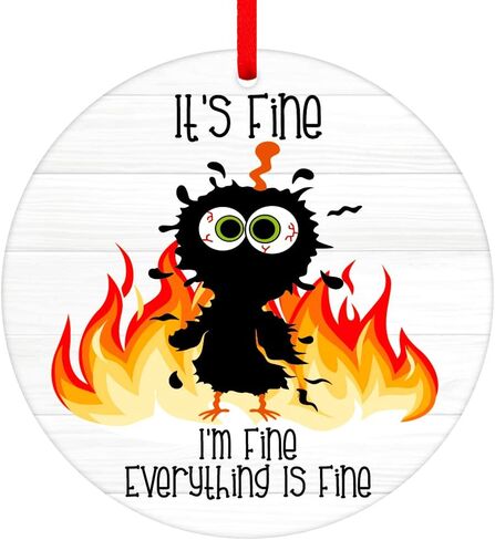 WhatSign Christmas in Heaven with Chair Memorial Christmas Ornaments for Loss of Loved one in Memory Christmas Ornament Christmas in Heaven Ornament Sympathy Remembrance Christmas Tree Ornaments Gifts in Kuwait