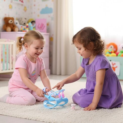 BABESIDE Mini Silicone Reborn Baby Doll - 3 Inch Lifelike Reborn Baby Doll Silicone Full Body Little Mini Real Life Baby Girl with Full Set Accessories Gift Box for Kids 3+ in Saudi Arabia