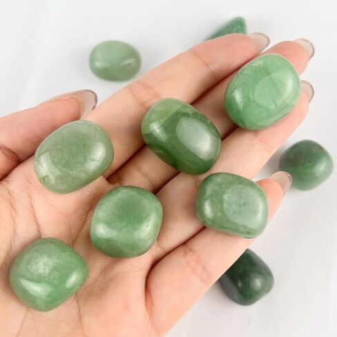 Tumbled Crystal Stone for Crafts, Jewelry Making, Healing Crystals & Aquarium Decor – Natural Fluorite, Tiger’s Eye, Rose Quartz & Amethyst,Polished Gemstones Charms in Saudi Arabia