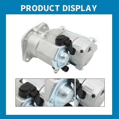 Silscvtt Starter Replacement for Kubota Diesel Compact Tractors L2250 L2500 L2550 L2650 L2800 L2900 L2950 L3010 L3130 L3240 L3300 L3400 L3410 L3430 L35 KJS130 in Saudi Arabia