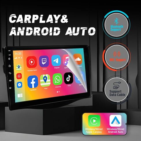 Car Stereo Radio Android for Toyota Camry 2006 2007 2008 2009 2010 2011,9inch IPS HD Touch Screen, Backup Camera Wireless CarPlay Andriod Auto Bluetooth WiFi GPS Navigation Radio 4-Core (2GB+32GB) in Saudi Arabia