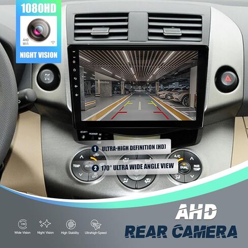 Car Stereo Radio Android for Toyota Camry 2006 2007 2008 2009 2010 2011,9inch IPS HD Touch Screen, Backup Camera Wireless CarPlay Andriod Auto Bluetooth WiFi GPS Navigation Radio 4-Core (2GB+32GB) in Saudi Arabia