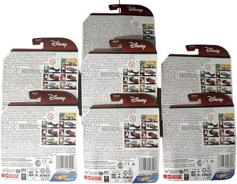 Hot Wheels Disney Character Cars Complete Set of 7 – HKV23‑956C | Mickey, Minnie, Donald, Daisy, Jack Skellington, Sally & Zero | 1:64 Scale Die‑Cast Vehicles – Mattel Ages 3+ in Kuwait
