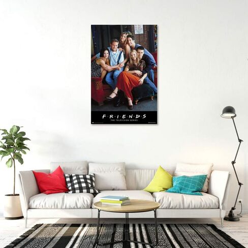 POSTER STOP ONLINE Friends - TV Show Poster (The Friends on Couch at Central Perk Cafe) (Size: 24 x 36) in Saudi Arabia