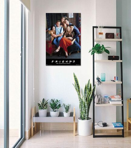POSTER STOP ONLINE Friends - TV Show Poster (The Friends on Couch at Central Perk Cafe) (Size: 24 x 36) in Saudi Arabia