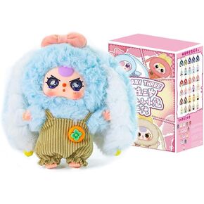 Baby Three Rabbit Macaron Cute Bunny V2 Plush Blind Box 1PC(1 of 15 Possible Styles) Cute Figures Collectible Toys Birthday Gifts in Saudi Arabia