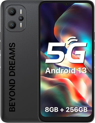 UMIDIGI F3 Pro 5G Unlocked Cell Phone, Android 13, 12(6+6)GB+128GB, 48MP Main Camera, 6.6" FHD+ Display, Octa-Core Processor, 6000mAh Battery, Dual 5G, NFC in Saudi Arabia