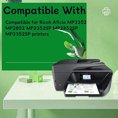 خرطوشة حبر MP3352 متوافقة مع خراطيش الحبر Ricoh MP3352 888169 تعمل مع طابعات Ricoh Aficio MP3352 MP2852 MP2352SP MP2852SP MP3352SP 3 عبوات in Kuwait
