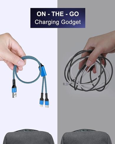 iPhone Charger Cable, 3/6/10FT USB C to USB C Fast Charging Cord, 20W PD3.0 Data Syning for iPhone 16 Pro Max/16 Pro/16 Plus/16/15Pro Max/15 Pro/15Plus/15, Braided Wire for Android Auto &Apple CarPlay in Saudi Arabia