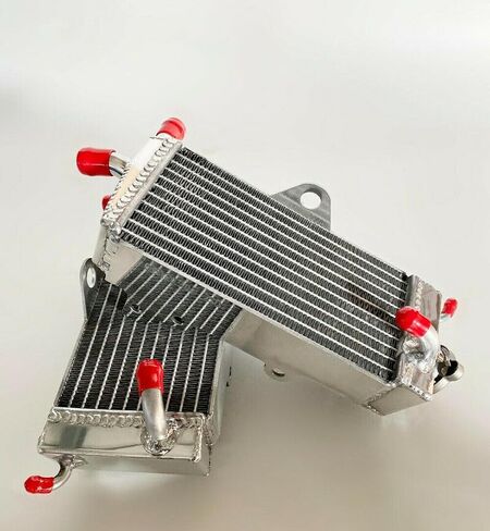 مشعاع ألومنيوم لهوندا CR125R/CR125 1990-1997 (خرطوم أحمر) in Saudi Arabia