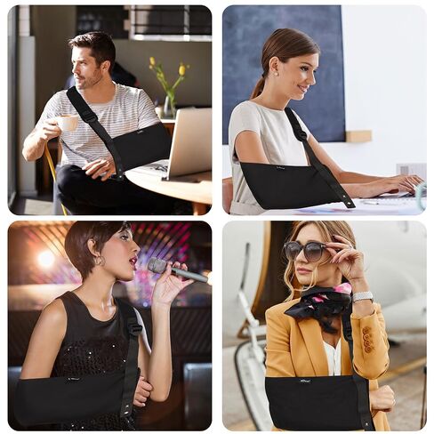 Arm Sling, Shoulder Sling for Left and Right Arm, Shoulder Sling for Torn Rotator Cuff & Wrist Injury, Rotator Cuff & Shoulder Immobilizer with Adjustable Padded, Men and Women, for Broken, in Saudi Arabia