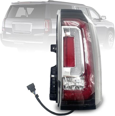 مجموعة مصابيح LED GM2801268 متوافقة مع 2015-2020 GMC Yukon XL Denali SLE SLT مصباح فرامل خلفي أحمر LED مصباح توقف خلفي يمين جانب الركاب #84536243,23380460 in Kuwait