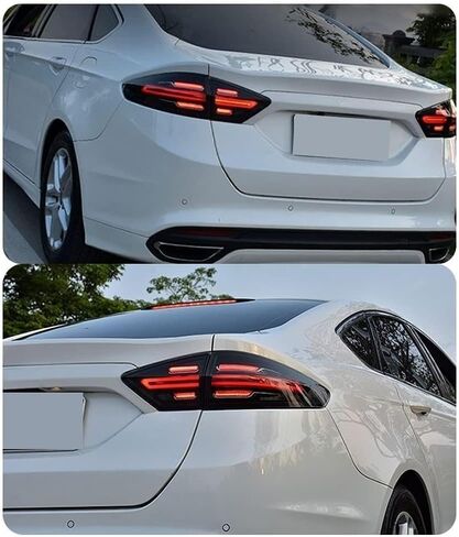 مصابيح خلفية LED من Inguinity Time لسيارة Ford Fusion 2013-2016 مع مجموعة مصابيح خلفية بمؤشر متسلسل لبدء التشغيل in Kuwait
