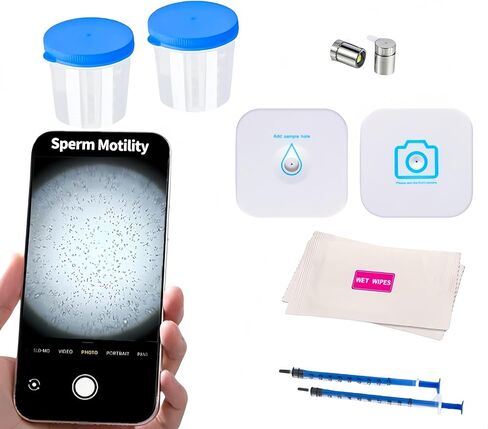 Sperm Microscope, Suitable for Semen, Male Fertility Observation, Home Sperm Testing, can be Used Twice, and Results can be obtained Quickly in Saudi Arabia