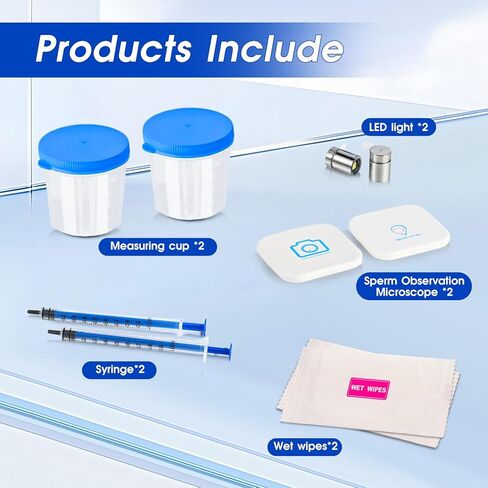 Sperm Microscope, Suitable for Semen, Male Fertility Observation, Home Sperm Testing, can be Used Twice, and Results can be obtained Quickly in Saudi Arabia