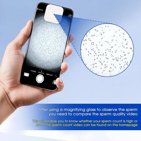 Sperm Microscope, Suitable for Semen, Male Fertility Observation, Home Sperm Testing, can be Used Twice, and Results can be obtained Quickly in Saudi Arabia
