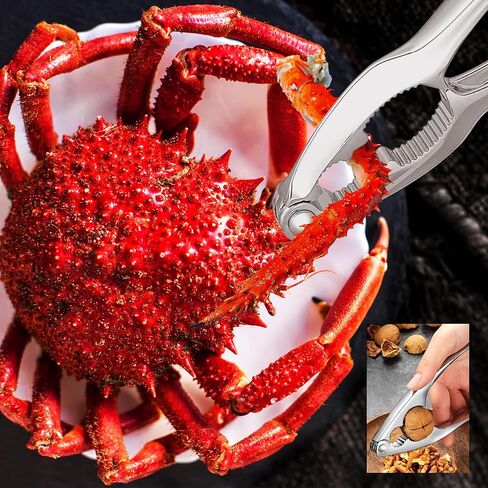 مقرمشات وأدوات السلطعون، مجموعة مقرمشات وأعواد جراد البحر، مجموعة أدوات المأكولات البحرية 9 قطع - أداة تكسير ساق السلطعون/مفرقعات الجوز، مقشر جراد البحر، شوكة أرجل السلطعون، مقص وحقيبة تخزين، أواني غليان المأكولات البحرية in Kuwait