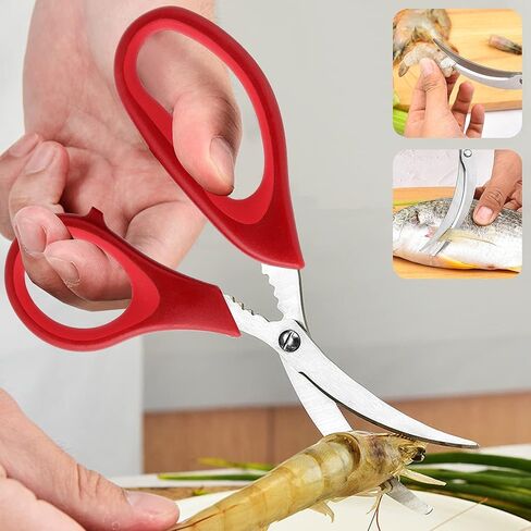 مقرمشات وأدوات السلطعون، مجموعة مقرمشات وأعواد جراد البحر، مجموعة أدوات المأكولات البحرية 9 قطع - أداة تكسير ساق السلطعون/مفرقعات الجوز، مقشر جراد البحر، شوكة أرجل السلطعون، مقص وحقيبة تخزين، أواني غليان المأكولات البحرية in Kuwait