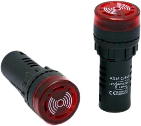 AD16-22SM Sound and Light Alarm Intermittent Sound DC12V/24V/220V LED Flash Buzzer in Saudi Arabia