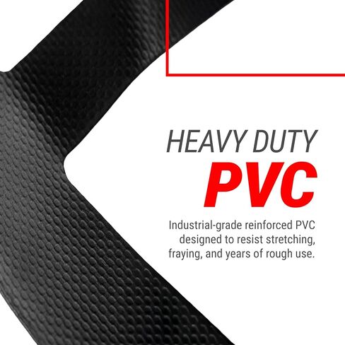 شبكة شحن للباب الخلفي من NVS - شبكة سرير شاحنة من النايلون PVC شديدة التحمل للشحن الآمن، وتقليل سحب الهواء، تناسب معظم الشاحنات مقاس 60 × 18 - TGN-003 in Saudi Arabia