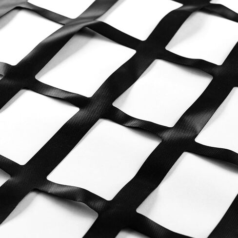 شبكة شحن للباب الخلفي من NVS - شبكة سرير شاحنة من النايلون PVC شديدة التحمل للشحن الآمن، وتقليل سحب الهواء، تناسب معظم الشاحنات مقاس 60 × 18 - TGN-003 in Saudi Arabia