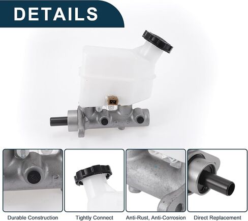 Brake Master Cylinder with Reservoir No.585102E100/58510-2E100 for Hyundai Tucson 2004-2012 Hydraulic Master Cylinder Aluminum Alloy,Plastic 1 Pc in Saudi Arabia