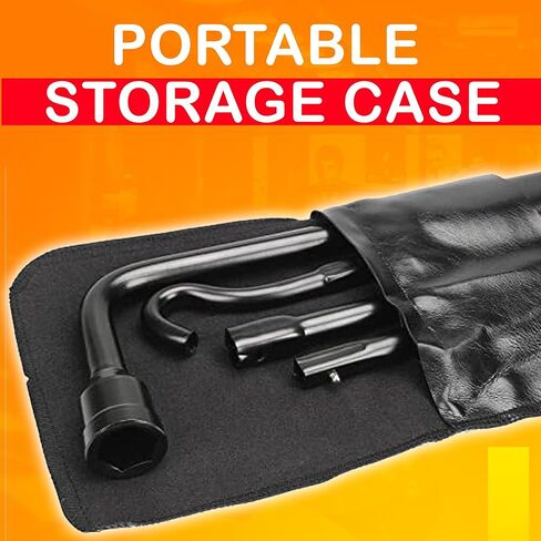 مجموعة أدوات الإطارات الاحتياطية لـ 2004-20014 Ford F-150 | مجموعة أدوات إزالة الإطارات شديدة التحمل مع أداة خفض الإطارات الاحتياطية ومفتاح ربط الصواميل وخطاف | متوافق مع شاحنات تويوتا ودودج | طقم استبدال الإطارات in Kuwait