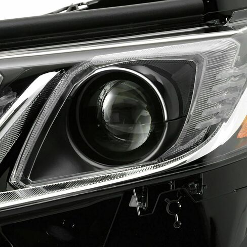 Headlights Assembly Pair for 2018-2024 Toyota Camry L/LE/SE OE Factory Style Halogen Projector Headlamps Head Lights Replacement Left Driver Side LH,Chrome Housing Amber Reflector in Saudi Arabia