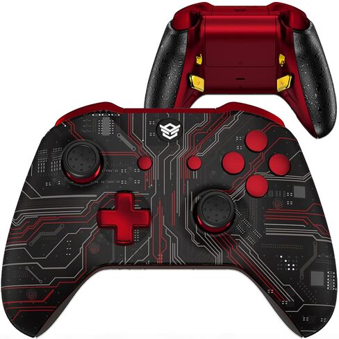HEXGAMING BLADE Wireless Controller for Xbox Series X & S, for Xbox One, and for Windows 7/8/10-2 Remappable Back Buttons - Triggers Stop - Interchangeable Thumbsticks - Mystic Sigil in Saudi Arabia