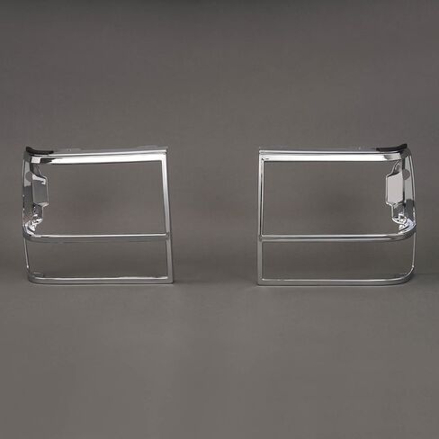 HECASA Headlight Bezel Pair Compatible with 1989-1994 Ford Explorer Ranger Bronco II Headlamp Door Set Housing Cover Trim Matte Black Right & Left Replacement for FO2513110 FO2512112 in Saudi Arabia