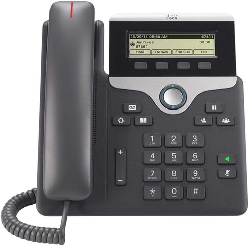 Cisco IP Phone 7811 with Multi-Platform Phone Firmware, 3.2-inch Grayscale Display, Class 1 PoE, Supports 1 Line (CP-7811-3PW-NA-K9=) (Renewed) in Saudi Arabia