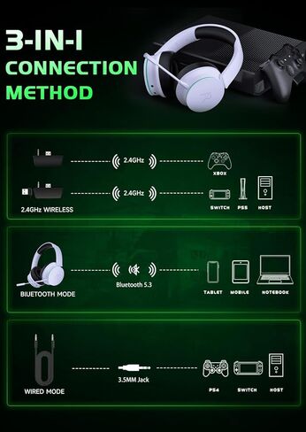 RYR USB Gaming Headset for PC, Gaming Headphones with Noise Cancelling Microphone, 7.1 Surround Sound, RGB Light, 50mm Speakers ﻿ in Saudi Arabia