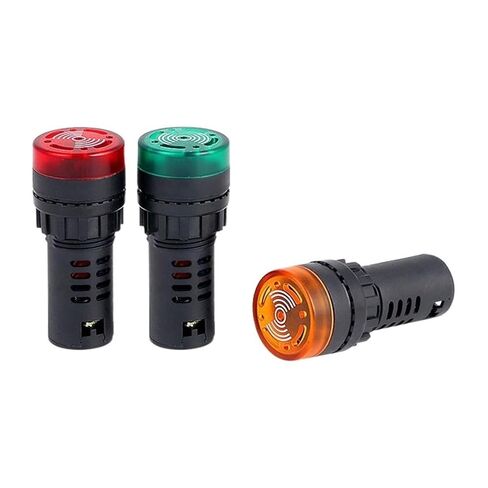 AD16-22SM Buzzer Intermittent with Light LED Flash Sound and Light Alarm 12V24V220V380V AC/DC(48vyellow AC/DCUniversal) in Saudi Arabia