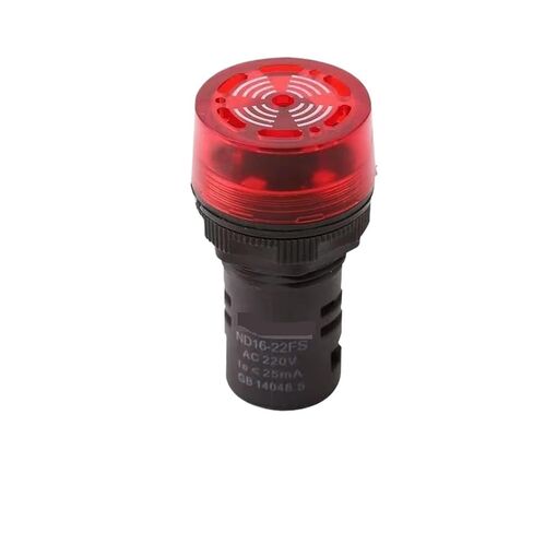 ND16-22F/FS/LLC 22mm Buzzer with Light AC220V Intermittent Tone red Flashing(Nd16-22fac/dc36vred) in Saudi Arabia