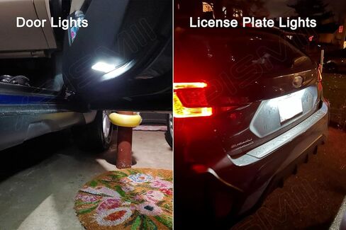 9 قطعة 6000K White Forester Interior LED Lights Kit استبدال حزمة لسوبارو فورستر 2003 2004 2005 2006 2007 2008 2009 2010 2011 2012 2013، مع مخطط التنسيب وأداة التثبيت in Kuwait