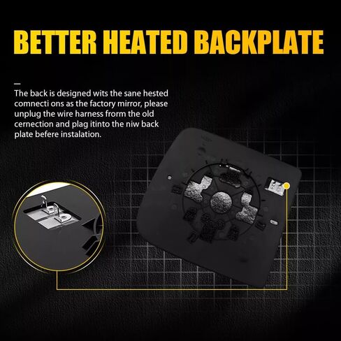 Heated Towing Convex Mirror Glass for 09-20 Dodge Ram 1500 2500 3500 4500 5500 Left Driver Side Upper Exterior Mirrors Glass Heating Big Tow Convex Mirror 68067729AA 68067727AA 68286843AA CH1324127 in Saudi Arabia