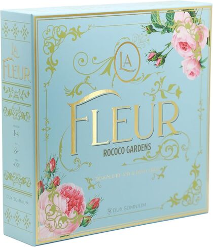 La Fleur Board Game | Family Board Game | Rococo Garden Building for Plant Lovers | Beautiful Historic Artwork | Ages 8+ | for 1-4 Players | Easy to Learn in Saudi Arabia